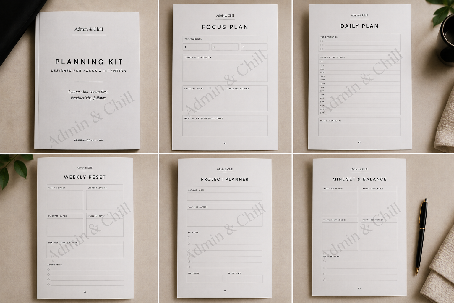 Planning Kit — Founding Collection